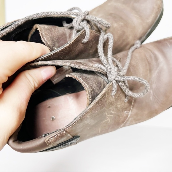Merrell Cloudy Brown Leather Ankle Booties Size 7.5 Women’s - Picture 4 of 6